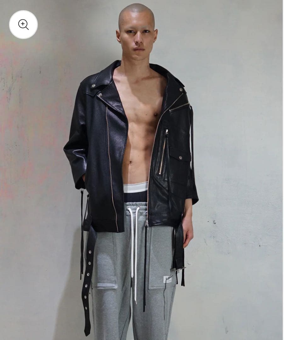 DIET BUTCHER SLIM SKIN ロングレザーコート