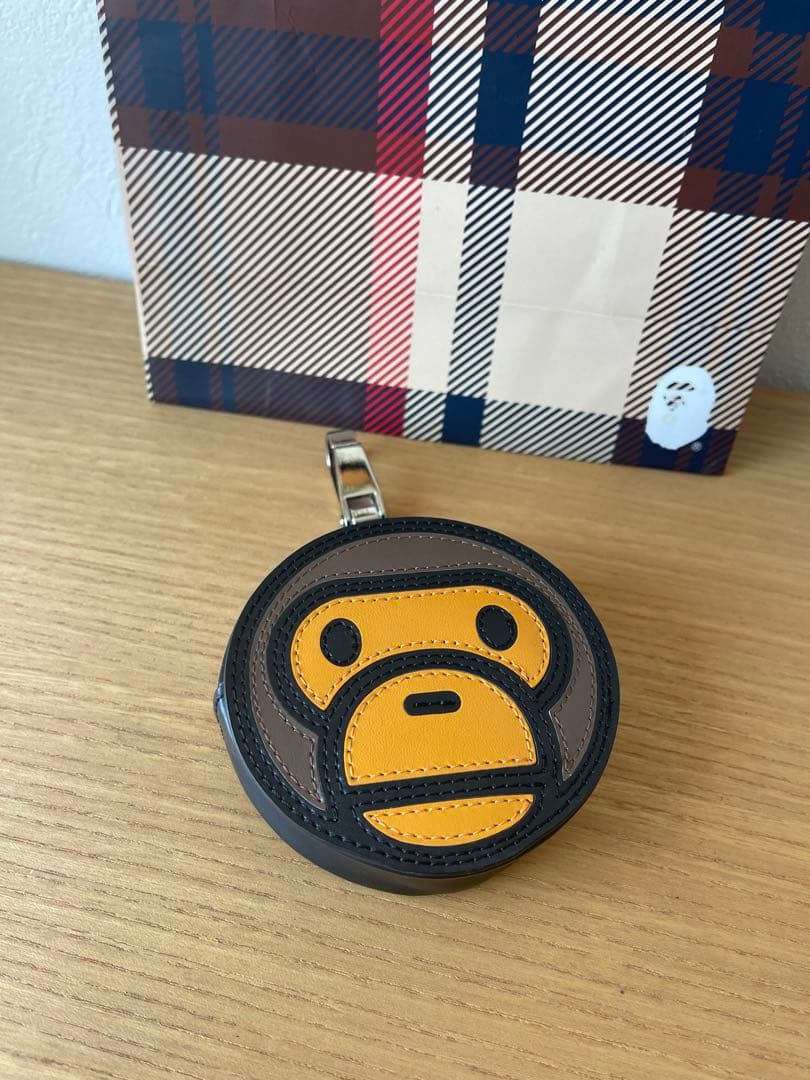 ⭐️正規品A BATHING APE レザーケース 小物入れ レア 中古♪