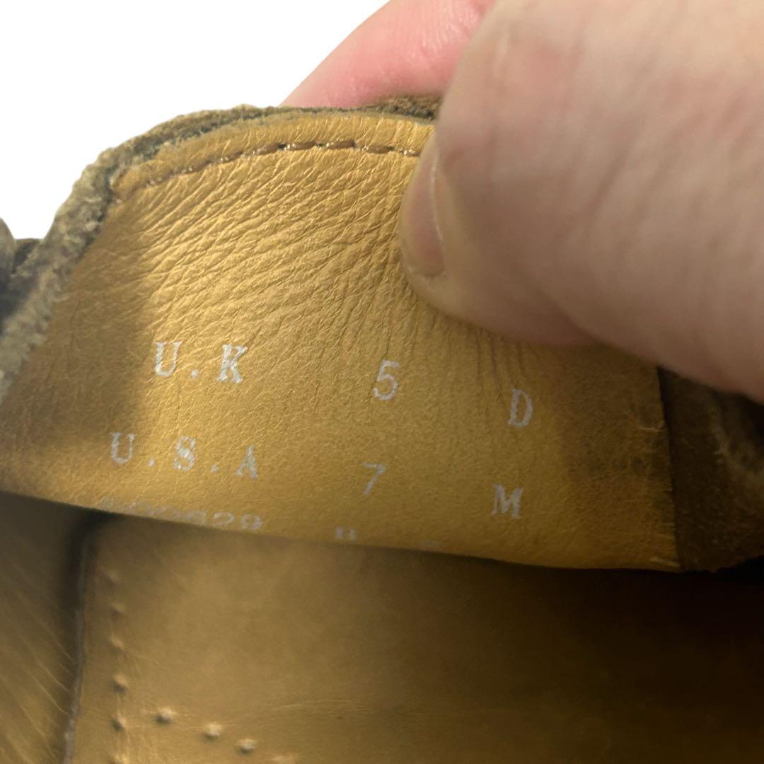 美品 人気モデルクラークス ワラビー ナタリー スエード ベージュ 24cm