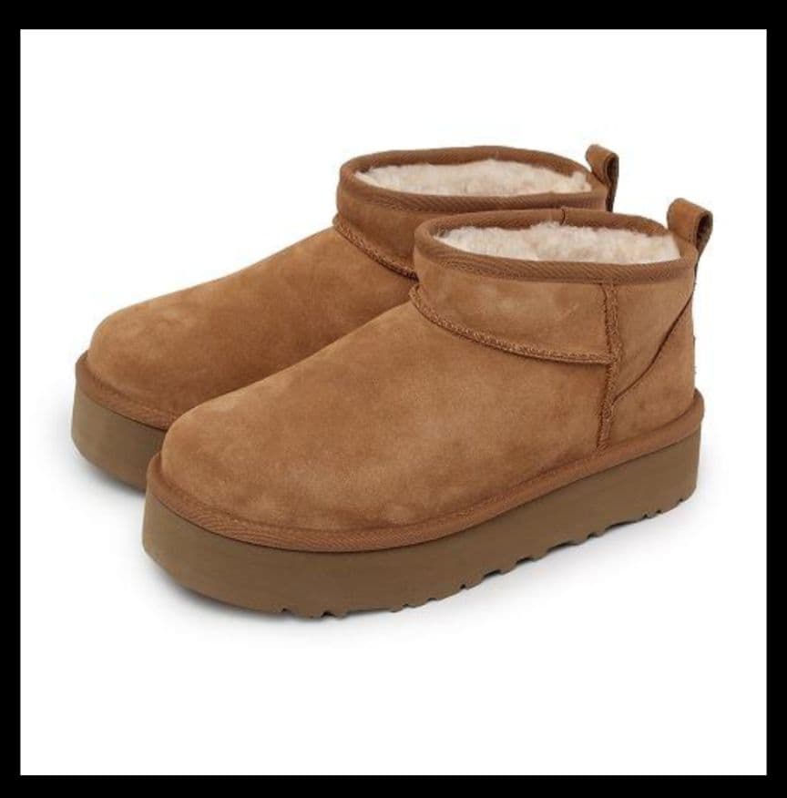 UGG Ultra Mini Platform チェスナット 23.5