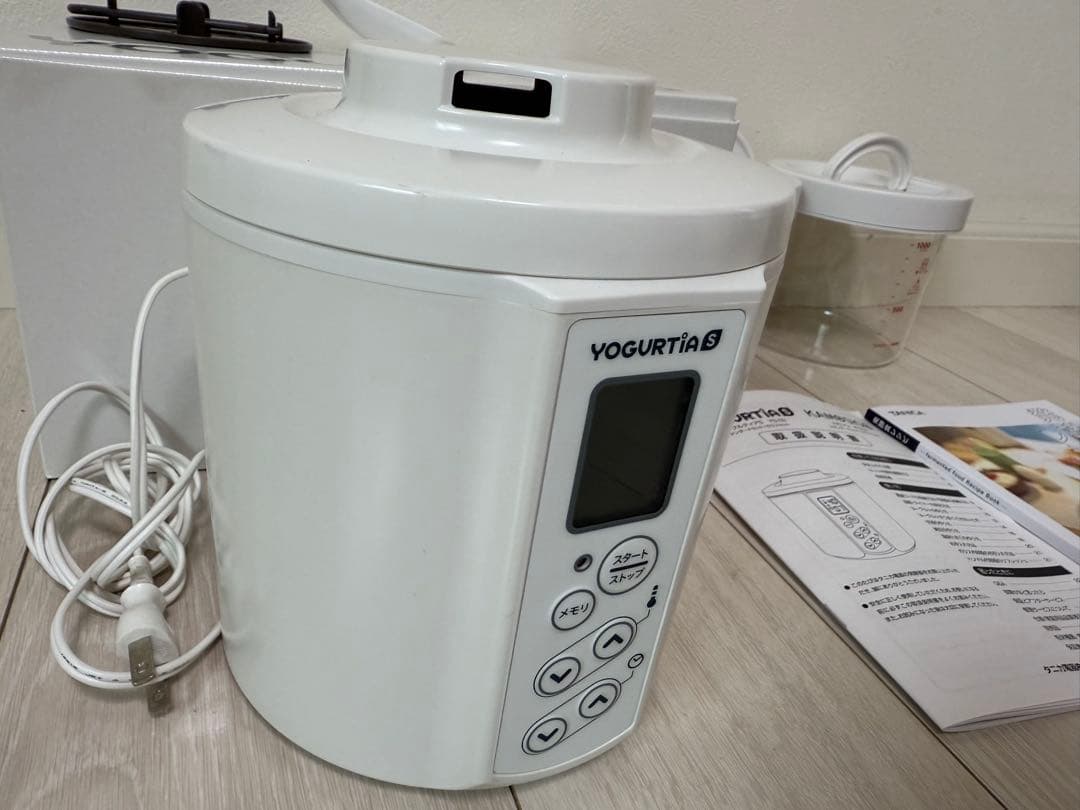 【美品】　タニカ　YOGURTIA S ヨーグルティアS ガラス容器2個