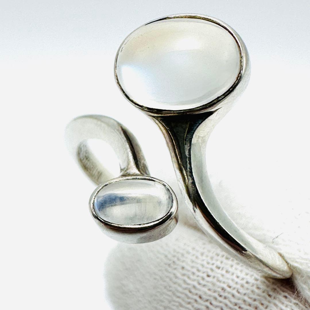 希少　  159 リング　ムーンストーン　13号　925S