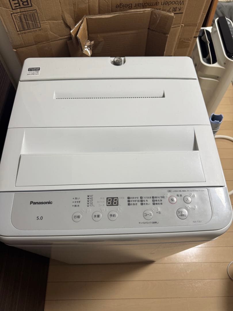 2023年製 Panasonic NA-F5B1 5.0kg