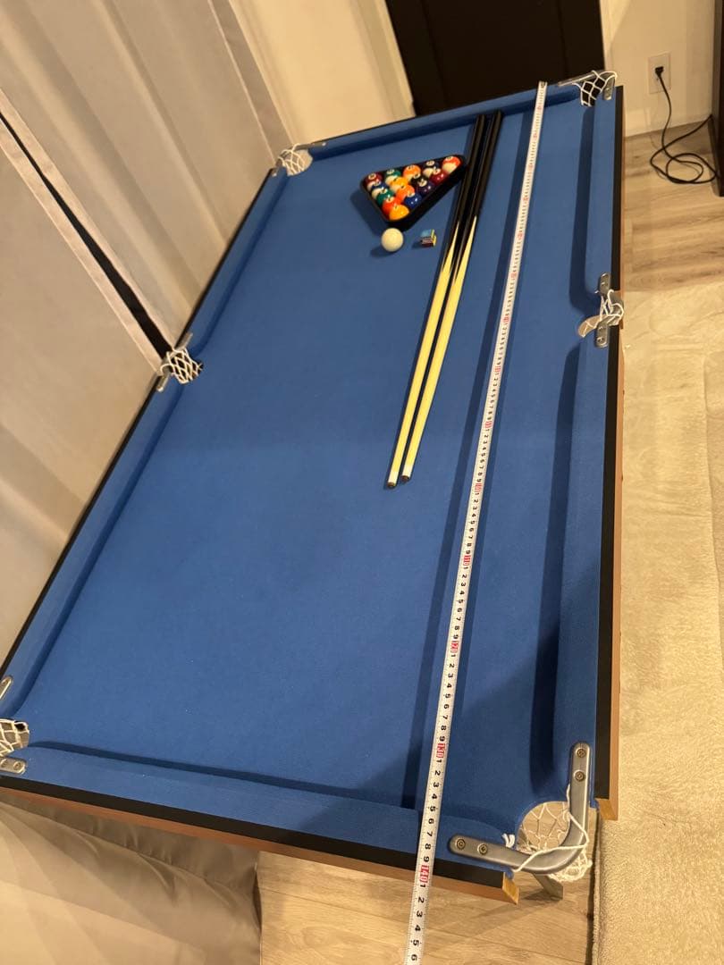 折りたたみ式　ビリヤードテーブルセット