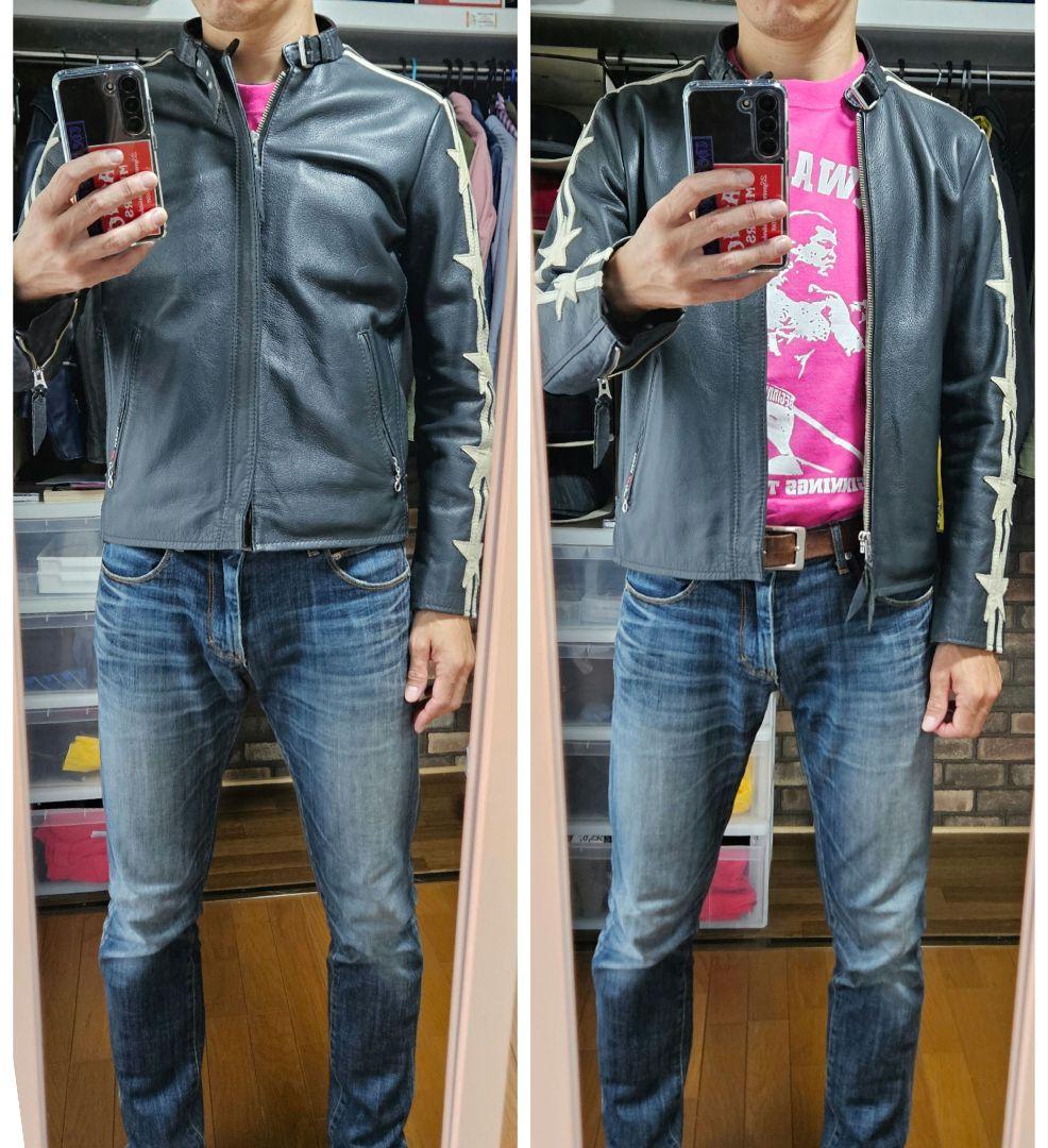 schott 100周年 シングルライダース　サイズS