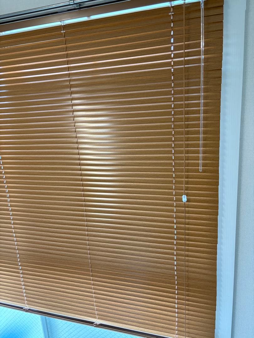 グラムスタイル アルミブラインド 遮熱 幅180cm 丈180cm 木目