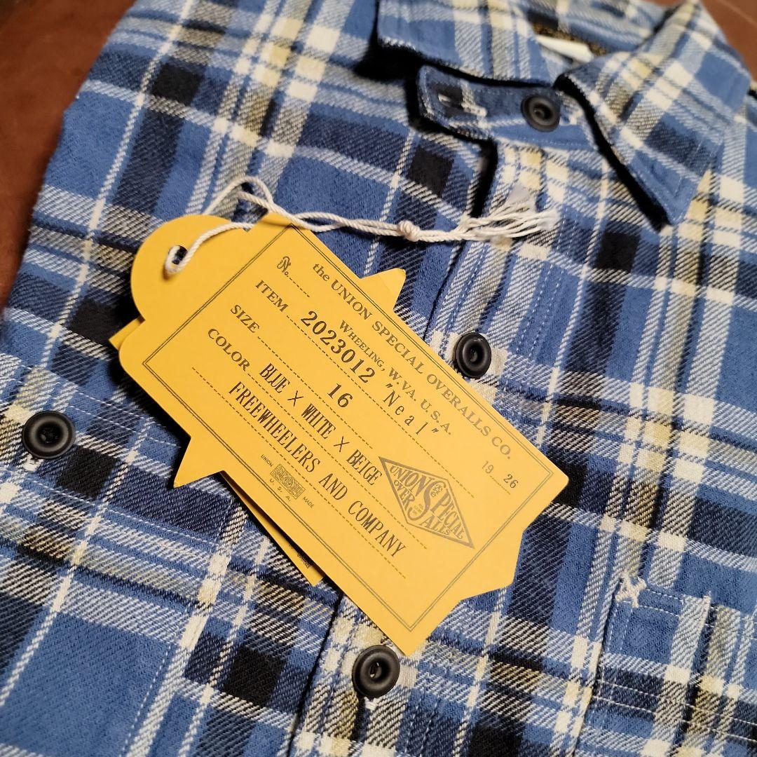 フリーホイーラーズ チェック柄ワークシャツ ニール 2枚セット