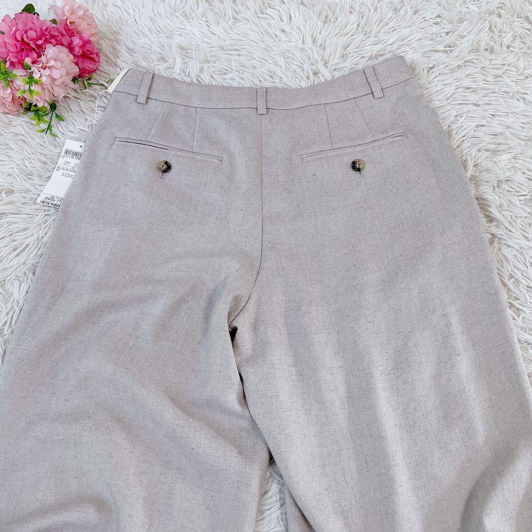 新品　23区　ノーカラージャケットスーツ　セットアップ　40 ベージュ