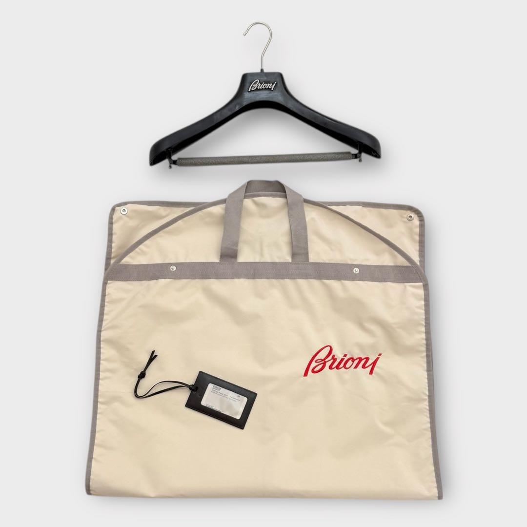 極美品 Brioni バイカーブルゾン レザージャケット 56サイズ ネイビー