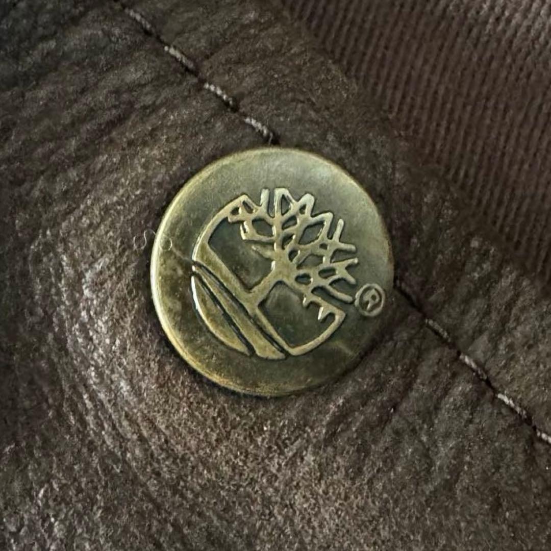 Timberland ブラウンレザージャケット S/P vintage 本革