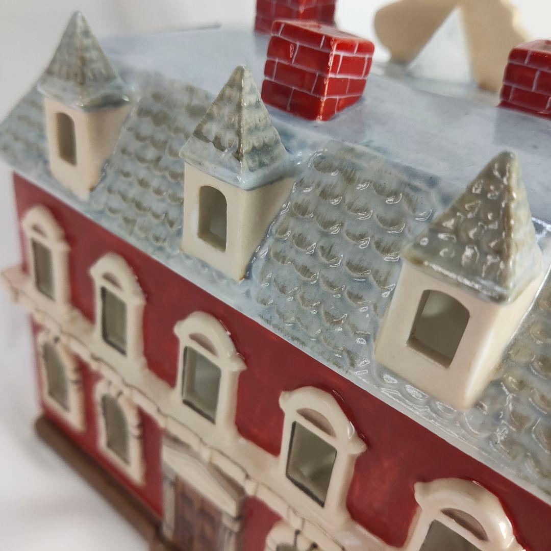 美品✨ビレロイアンドボッホ 陶器製クリスマスキャンドルハウス 郵便局