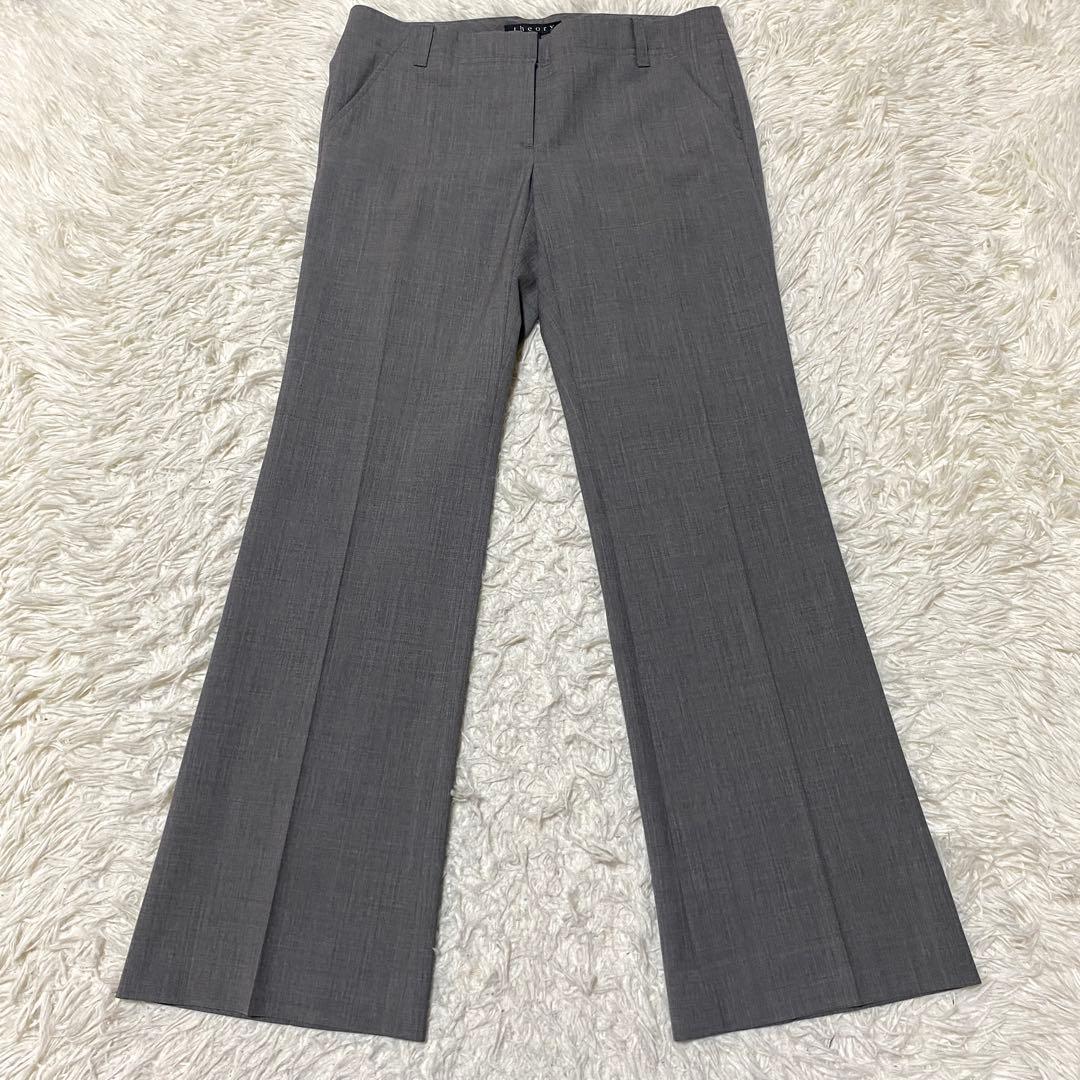 良品✨Theory スーツ セットアップ ビジネス グレー ジャケット パンツ