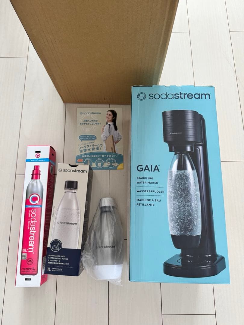 ソーダストリーム　SodaStream GAIA 炭酸水メーカー セット