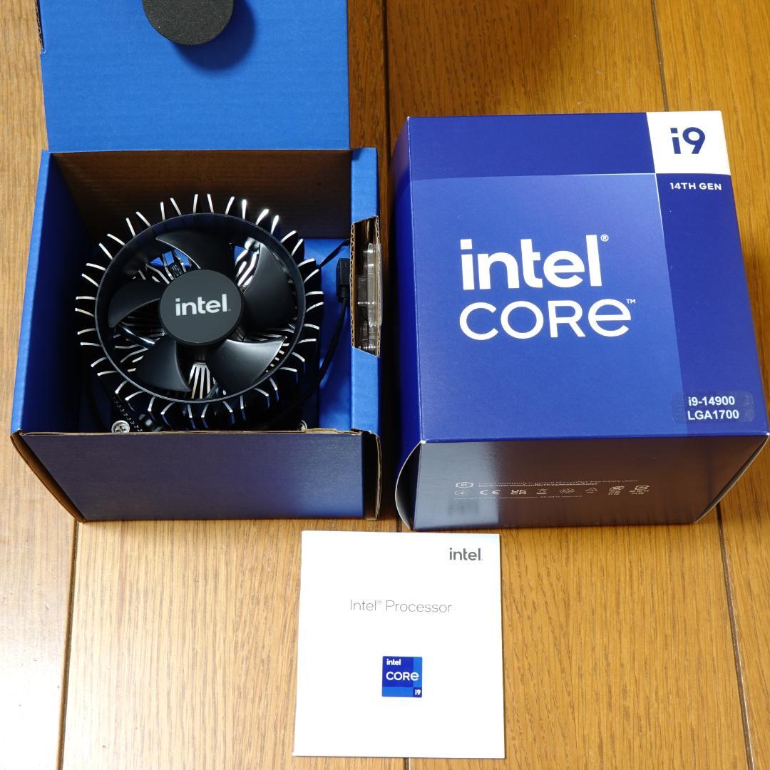 Intel Core i9 14900 BOX、マザーメモリクーラー付属