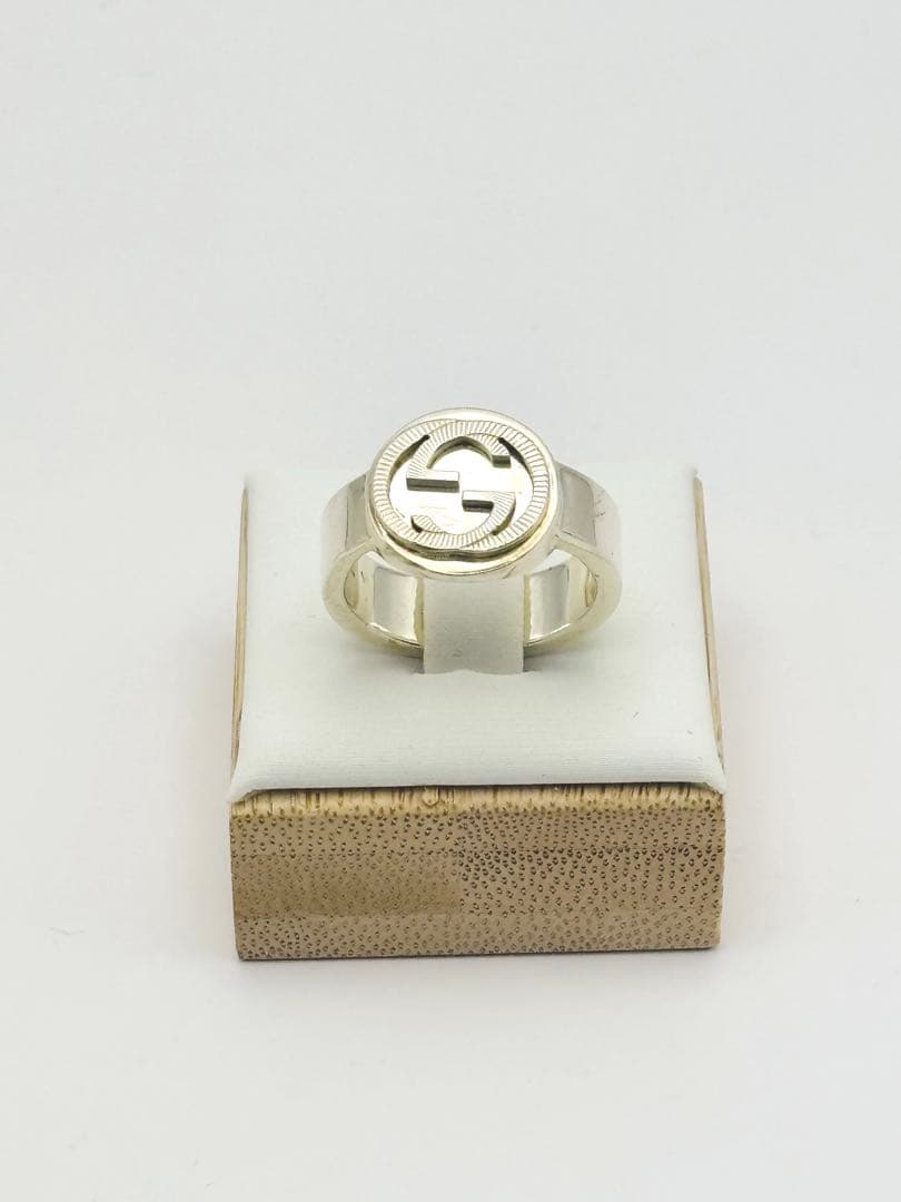 GUCCI インターロッキング リング・指輪 シルバー 18号