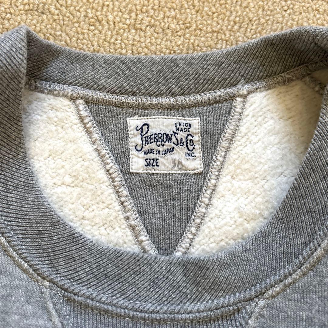 フェローズ 両Vガゼット スウェット トレーナー 定番ロゴ Mサイズ