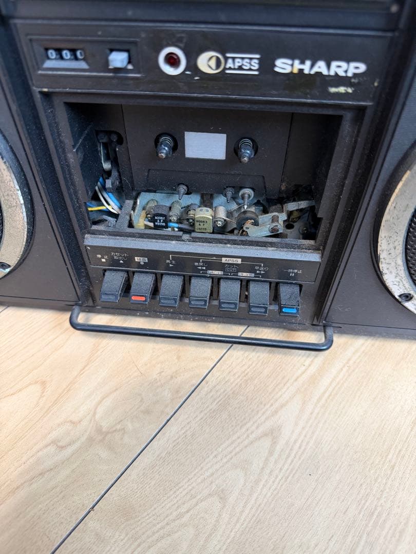 シャープ 5P-R2U ラジカセ　ジャンク