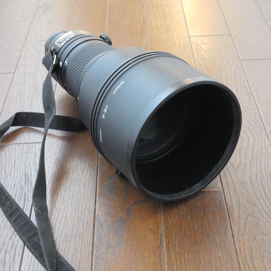 Nikon AF 300mm f2.8 ED IF フード　革カバー　旧　超レア