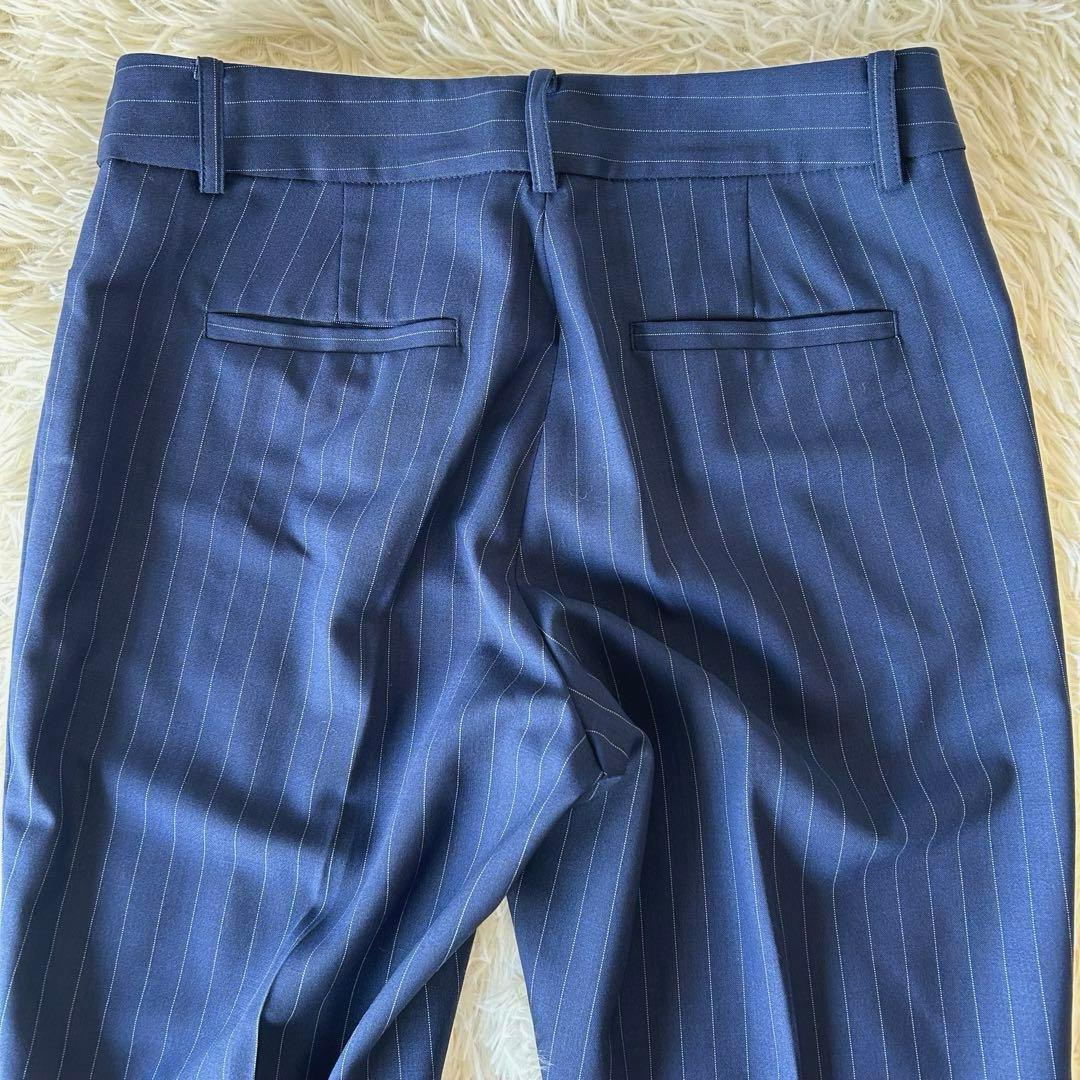 最高級　BrooksBrothers×REDA ストライプ　パンツスーツ M 紺
