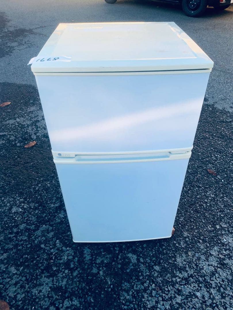 ♻️ ユーイング ノンフロン冷凍冷蔵庫　UR-D90J