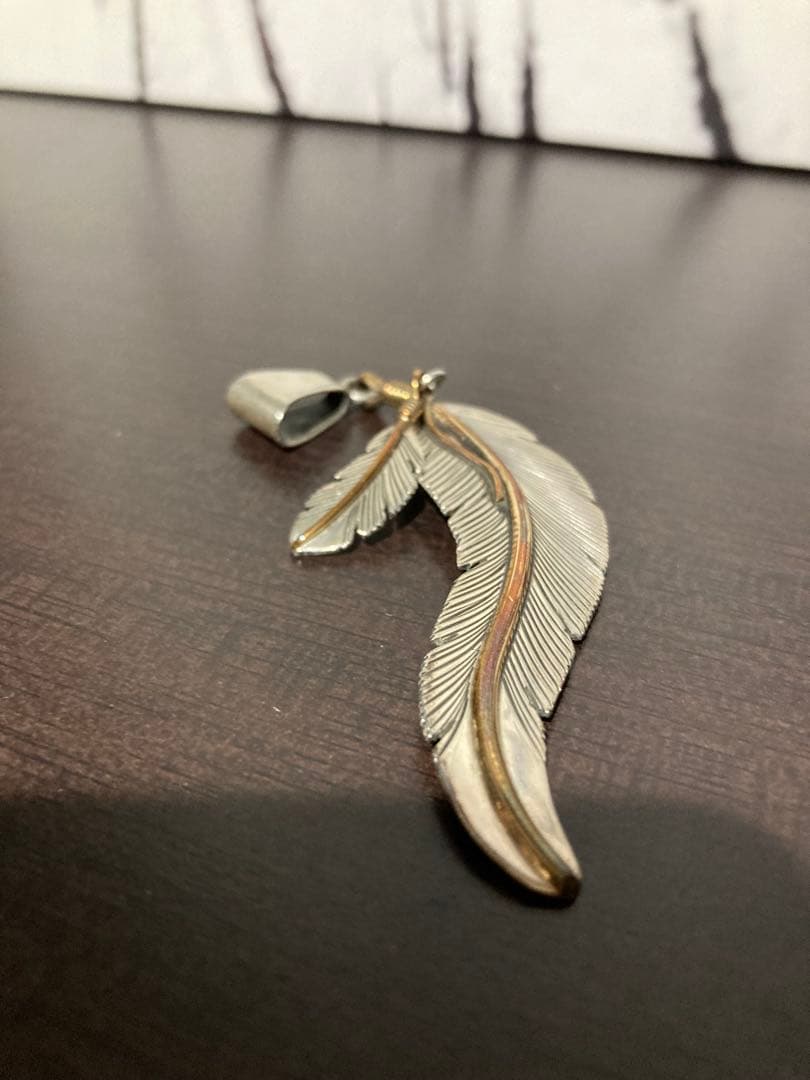 H.MACE STERLING ハーヴィーメイス ダブルフェザー ペンダント