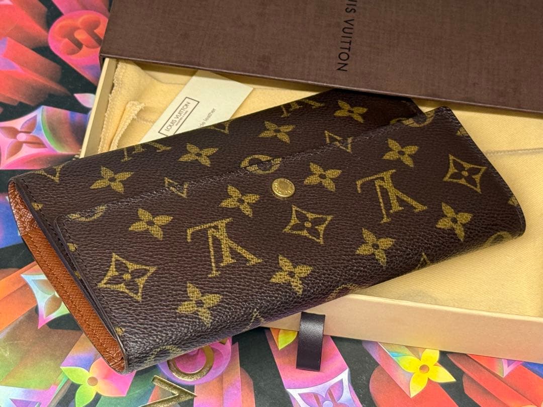 良品！LOUIS VUITTONルイヴィトン　インターナショナル長財布