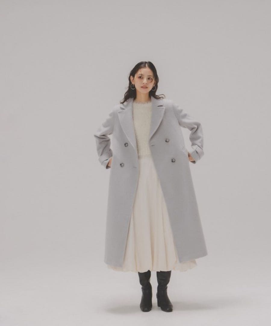 ◇ビッグカラーダブルチェスターコート