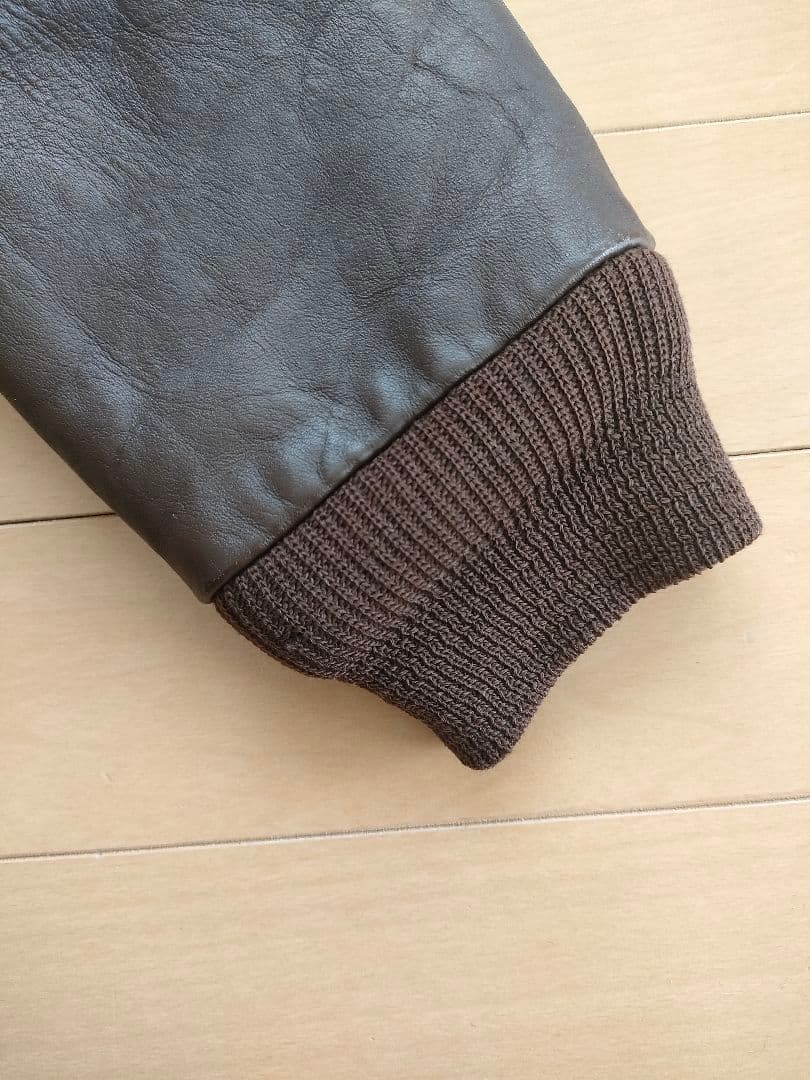 【美品】EVISU エヴィス 革ジャン 34 A-2 ミリタリー