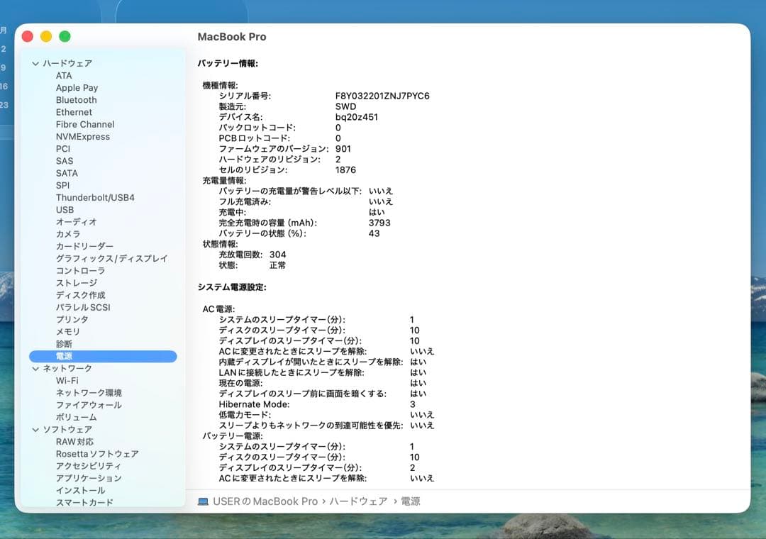 MacBook本体 Apple MacBook Pro 13 2020 i5/16GB/500GB