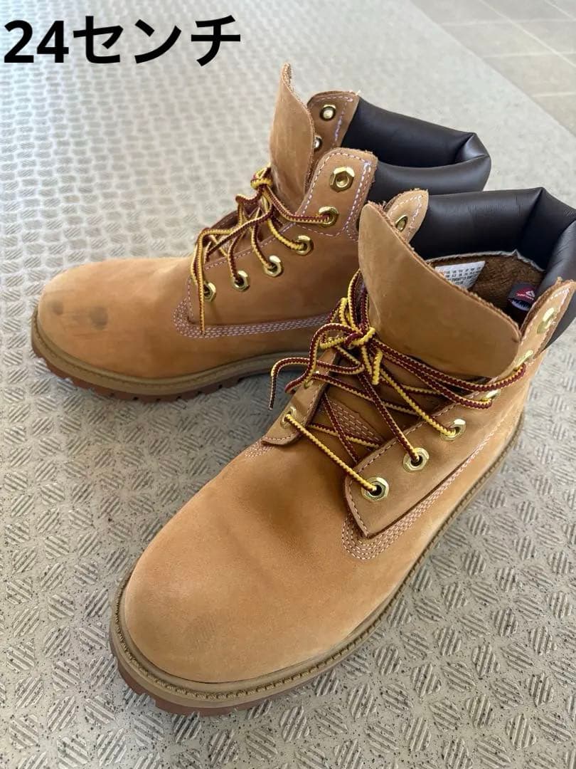 美品　ティンバーランド　6インチ　プレミアムブーツ　24cm 靴　冬