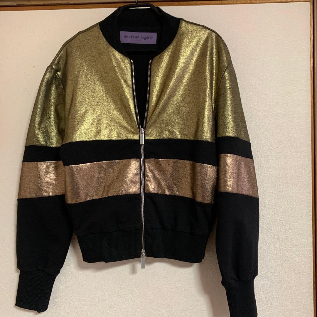 emanuel ungaro ボンバージャケット ゴールド