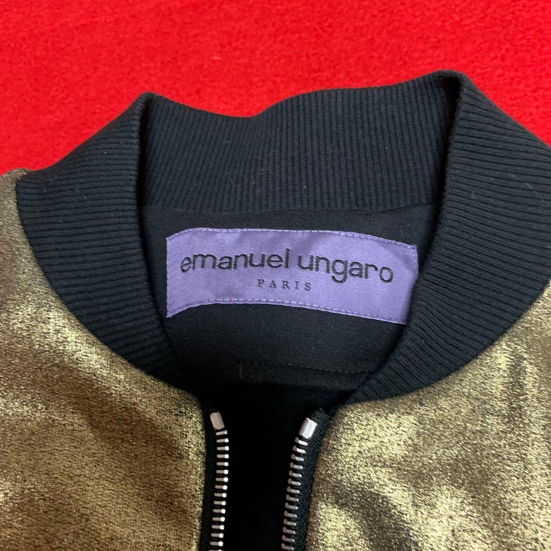 emanuel ungaro ボンバージャケット ゴールド