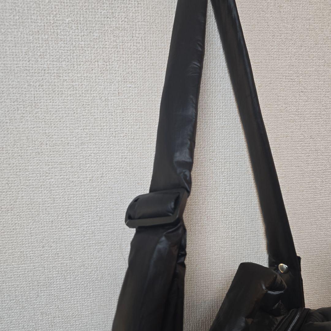 Calin ブラック キルティング マザーズバッグ