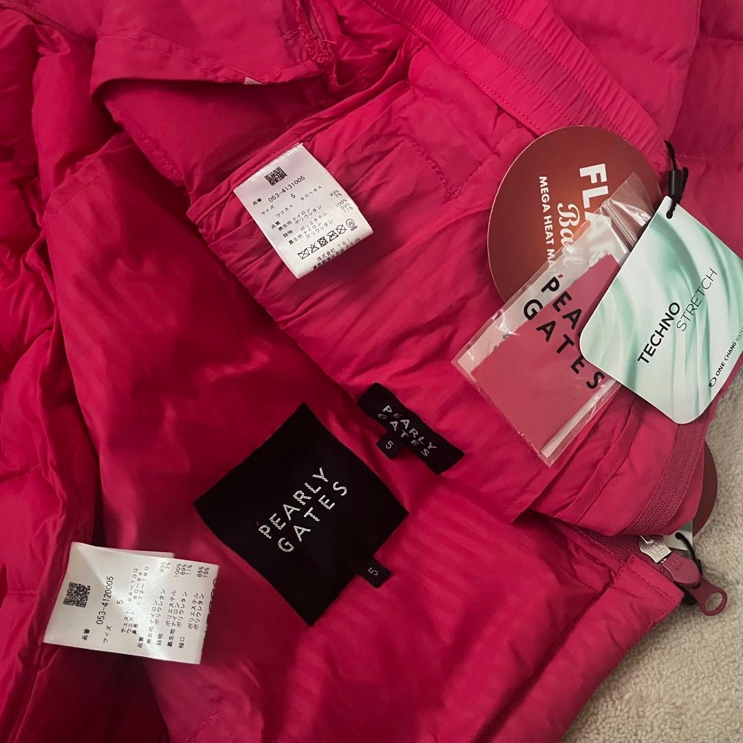 新品★81,800円 パーリーゲイツ ダウンジャケット＆パンツ セットアップ 5