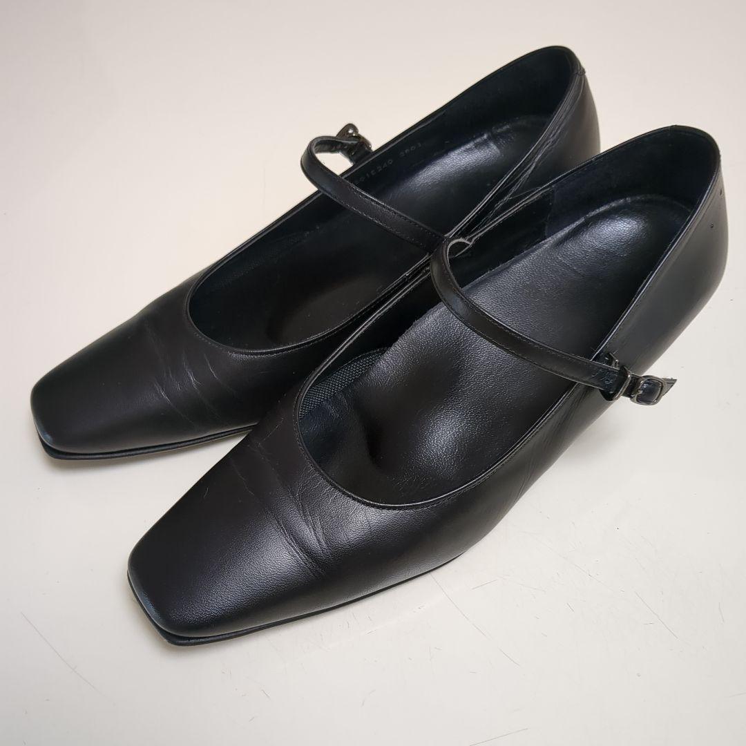 ⭐︎ワコール　サクセスウォーク 24cm ストラップパンプス ブラック