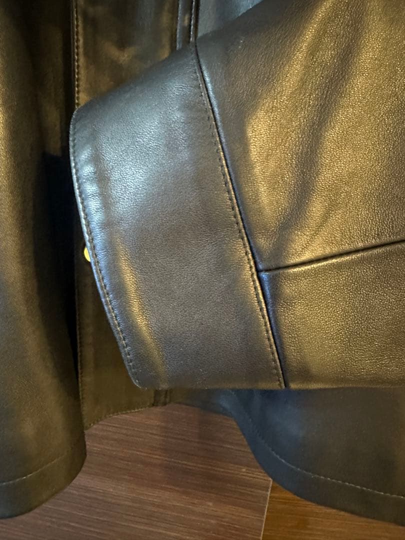 Deuxieme Classe CINQUANTA/チンクアンタ レザーブルゾン