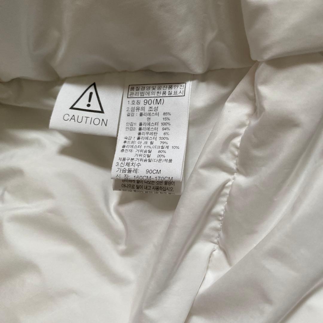 THE NORTH FACE ホワイト ダウンジャケット M お値下げ