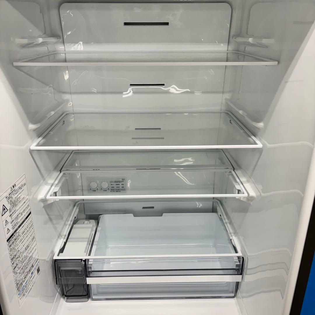 540東芝 24年製 大型冷蔵庫 ガラス割れあり 完動品　300L強　自動製氷