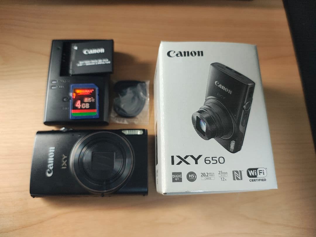 Canon IXY650 ブラック デジタルカメラ コンデジ