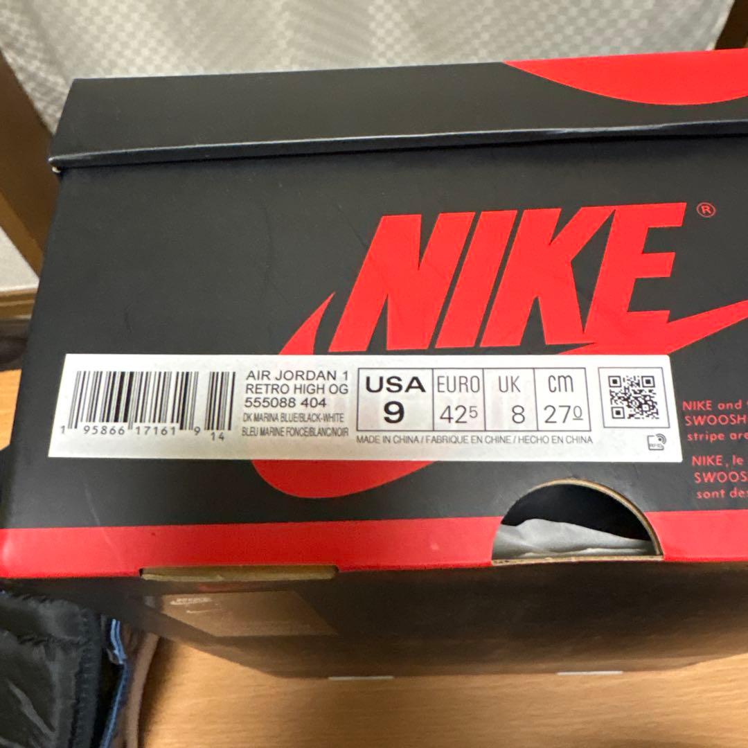 靴 AirJordan1RetroHighOG \"Dark Marina Blue\"