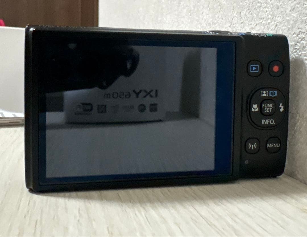 【極美品】canon ixy650m BK 箱付き バッテリー 充電器 付属品