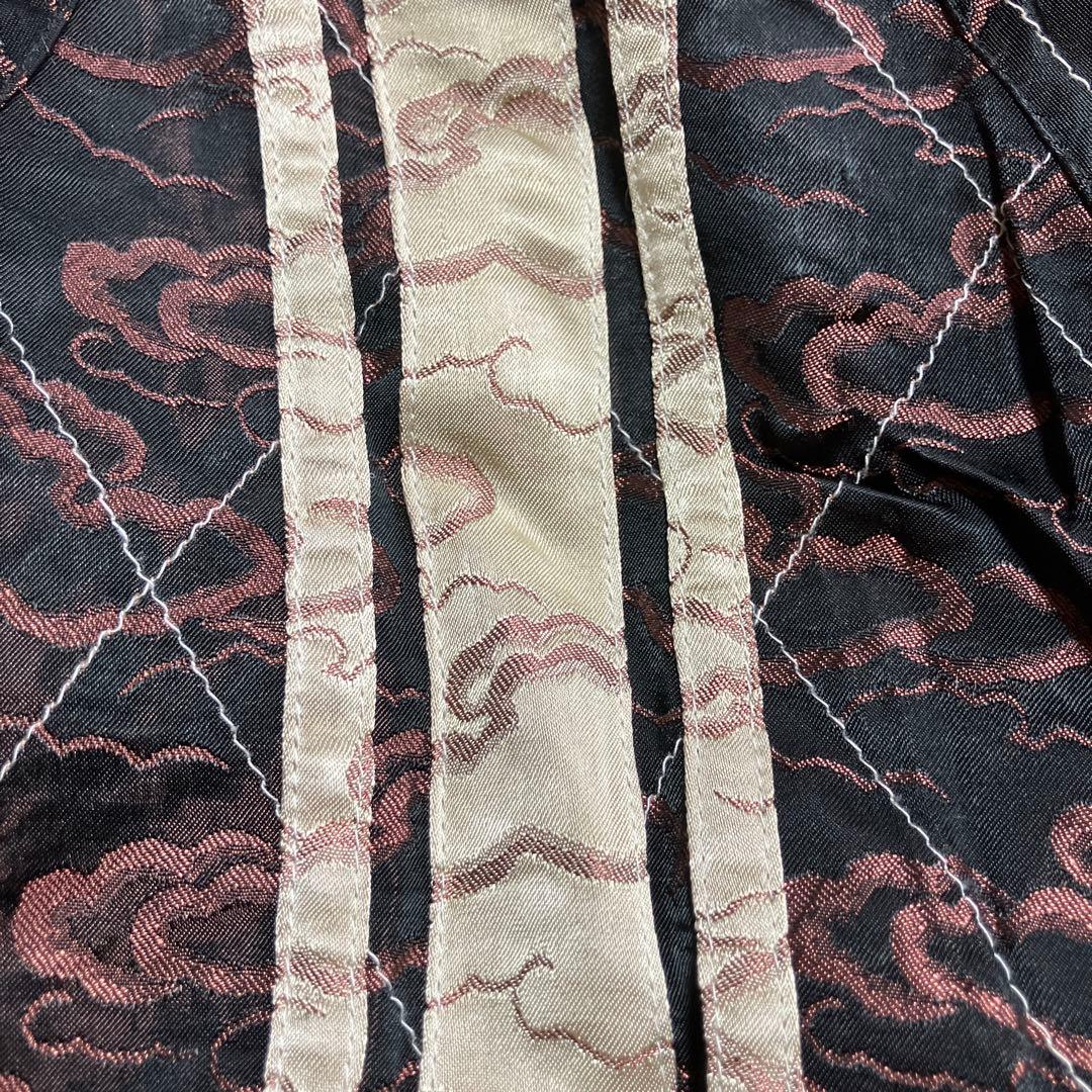 龍桜　スカジャン　リバーシブル　レーヨン　ジャガード織り　龍　竜　雲