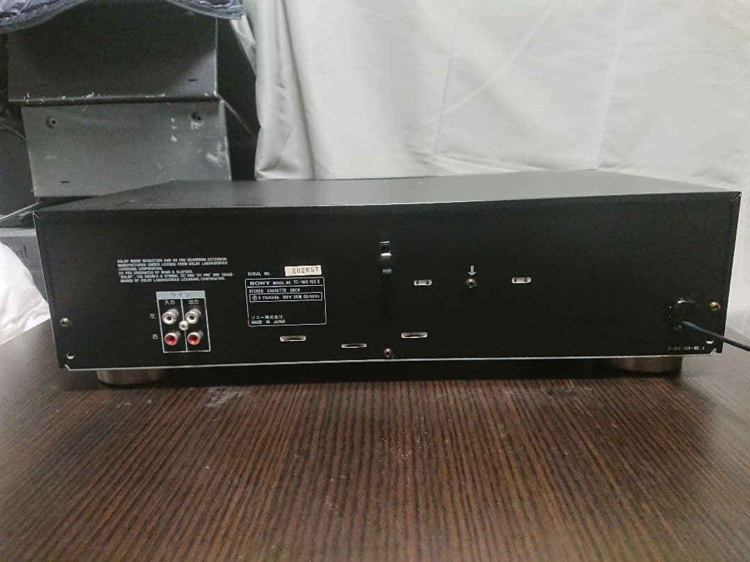 美品メンテナンス整備済 SONY製 ステレオカセットデッキ TC-WR705S