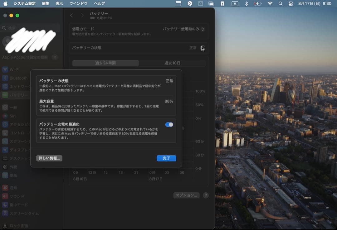 【美品】MacBook Air M1 512GB 8GB