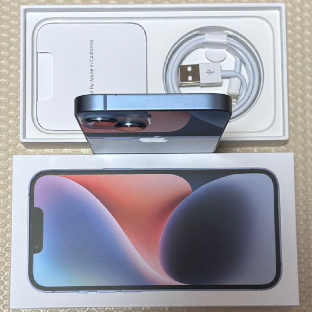 バッテリー最大容量100% iPhone14 128GB SIMフリー 本体