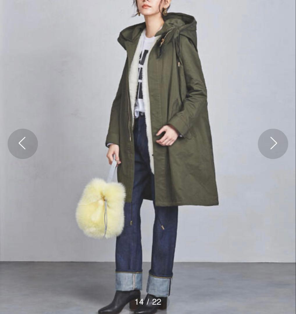 lemon_ 別注THE RERACS（ザ リラクス）ロングモッズコート