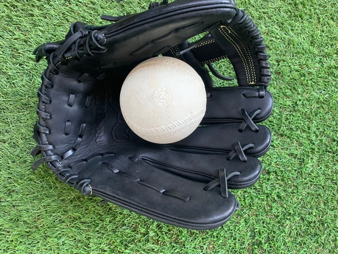 【新品・未使用】Wilson bear ソフトボール・軟式野球グローブ 黒