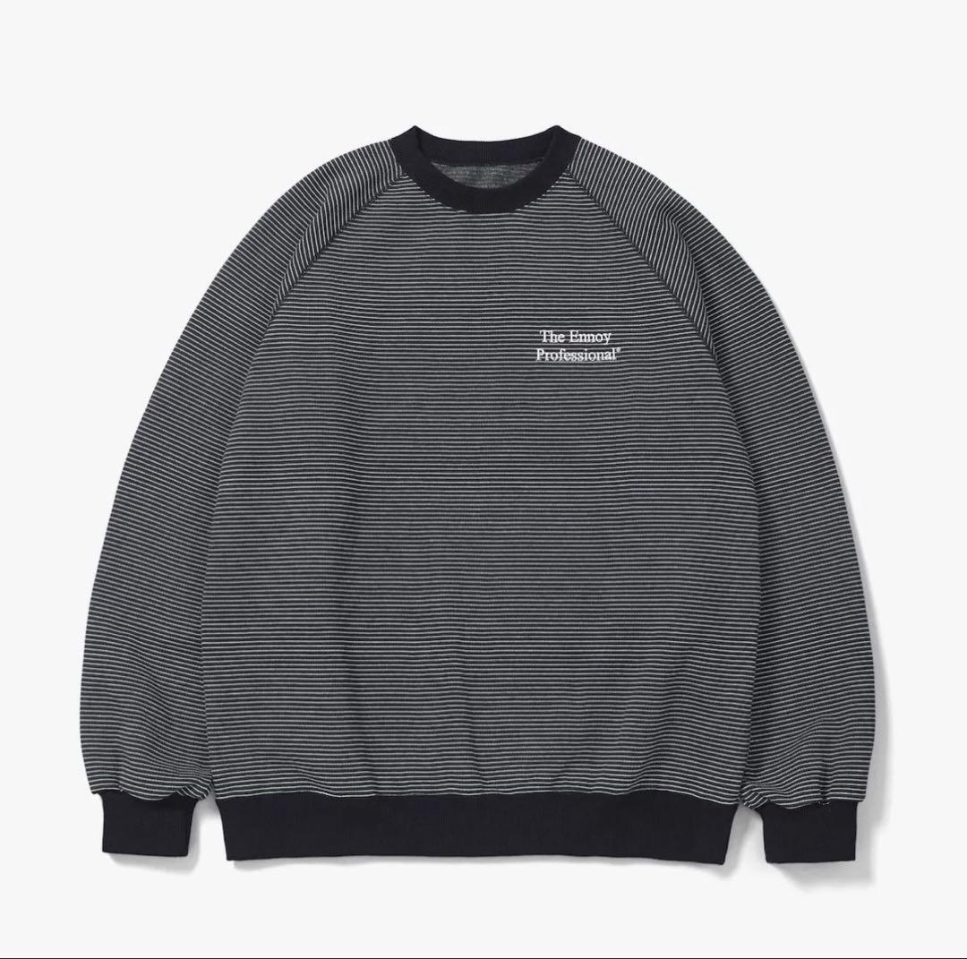 ennoy border crew neck sweat Lサイズ 未開封