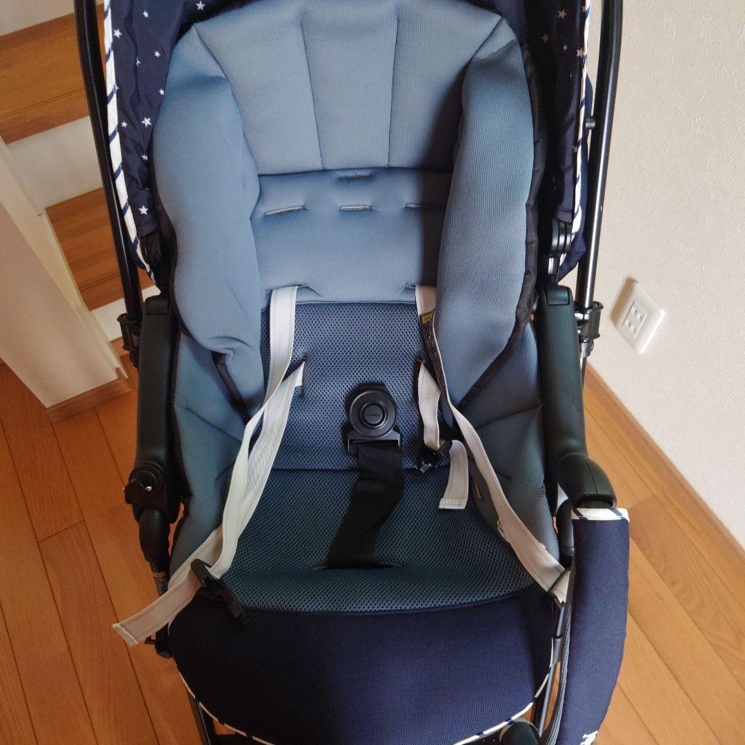 コンビ ベビーカー スゴカルα 4 キャス Light ＋ レインカバー付き