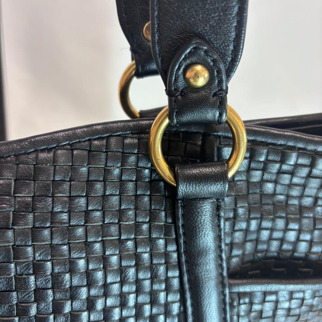 COLE HAAN コールハーン トートバック 編み込み A4 肩掛け